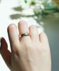 Alleun Silver 925 Bold Thumb Engagement Ring