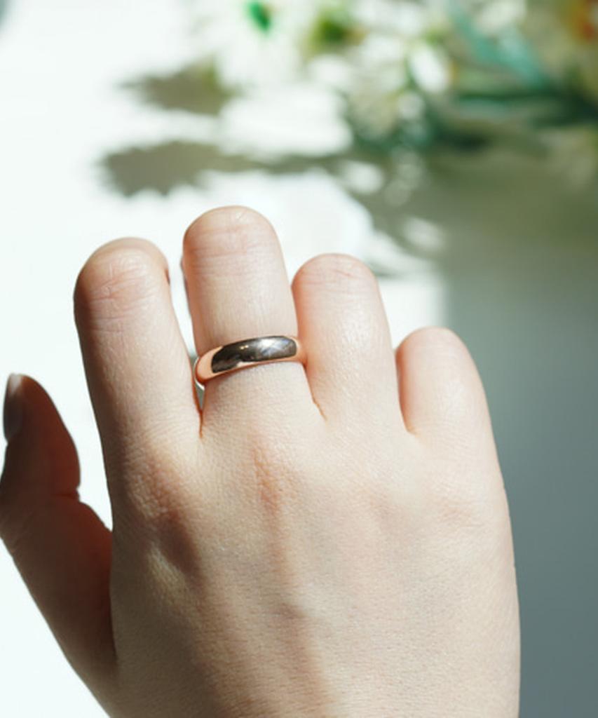 Alleun Silver 925 Bold Thumb Engagement Ring