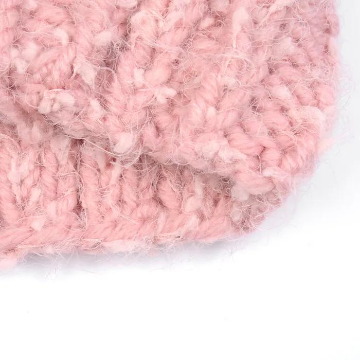 HANDMADE CROCHET HEADBAND EARWARMER (PINK)