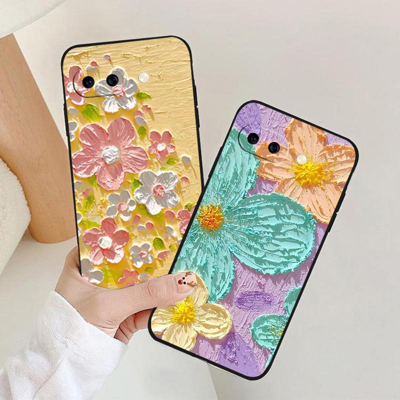 For Google Pixel 9a Case Black Silicon Soft TPU Phone Cases for Google Pixel 9a 9 A Protective Back Shells Coque Pixel9A Fundas