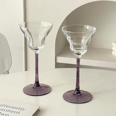Copo de Vidro Premium Casa Luxo Leve Arte Criativa Ligeiramente Bêbado Cocktail Champanhe Taça de Cocktail