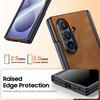 Luxury Magnetic Leather Shell Film Integrated Case for Samsung Z Fold 8 Ultra Shockproof for Magsafe Hinge Protection Slim Cover