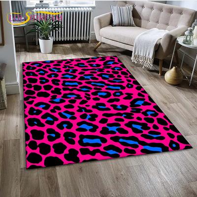 Wild Leopard Print Series Area Rug,Carpet Rug for Home Living Room Bedroom Sofa Doormat Kitchen Decor,kids Non-slip Floor Mat