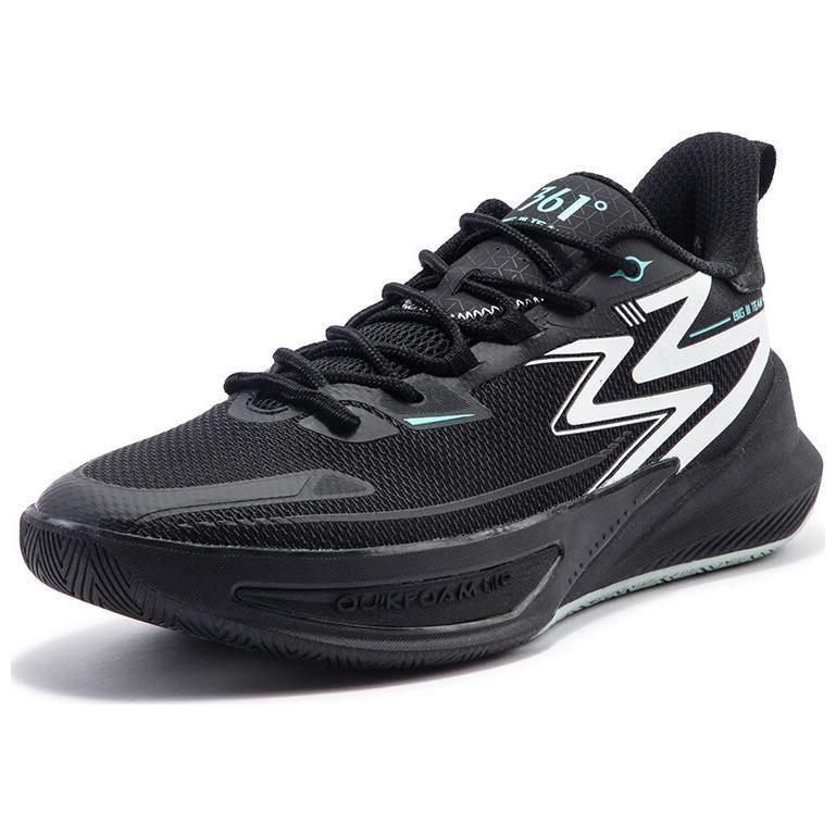 361 Big3 Team Big3 Team 2 Abriebfeste Low-Top Basketballschuhe Herren Schwarz Weiß Grün 672431108 /