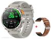 Herren HT33 Smartwatch 1,7 Zoll LED-Taschenlampe BT-Anrufe Outdoor-Sport Kompass Gesundheitsüberwachung 1100mAh Großer Akku Smartwatch