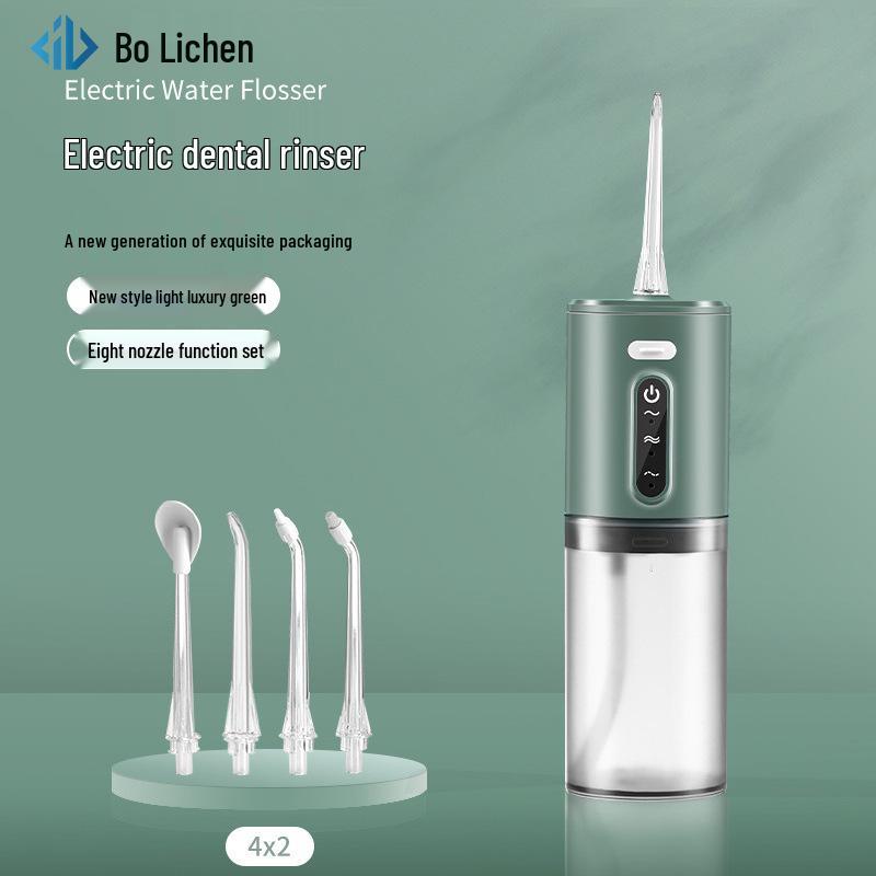 Portable Electric Water Flosser for Interdental and Orthodontic Cleaning