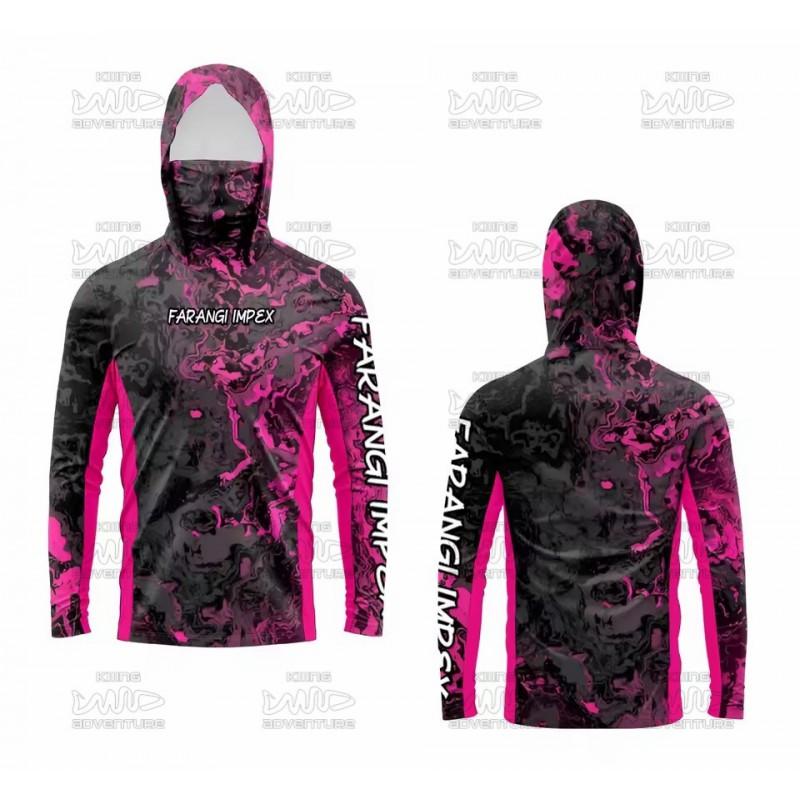 Mens UPF 50 Quick-Dry Hooded Fishing