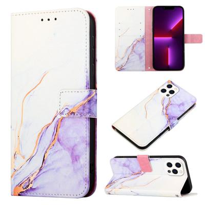 Suitable For IPhone 15 Pro+Max Phone Case With Stand 14 Marble 12 PRO Flip Cover Protective Case