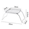 Portable Mini Grill Stainless Steel Outdoor Grill Durable Barbecue Grill  Camping