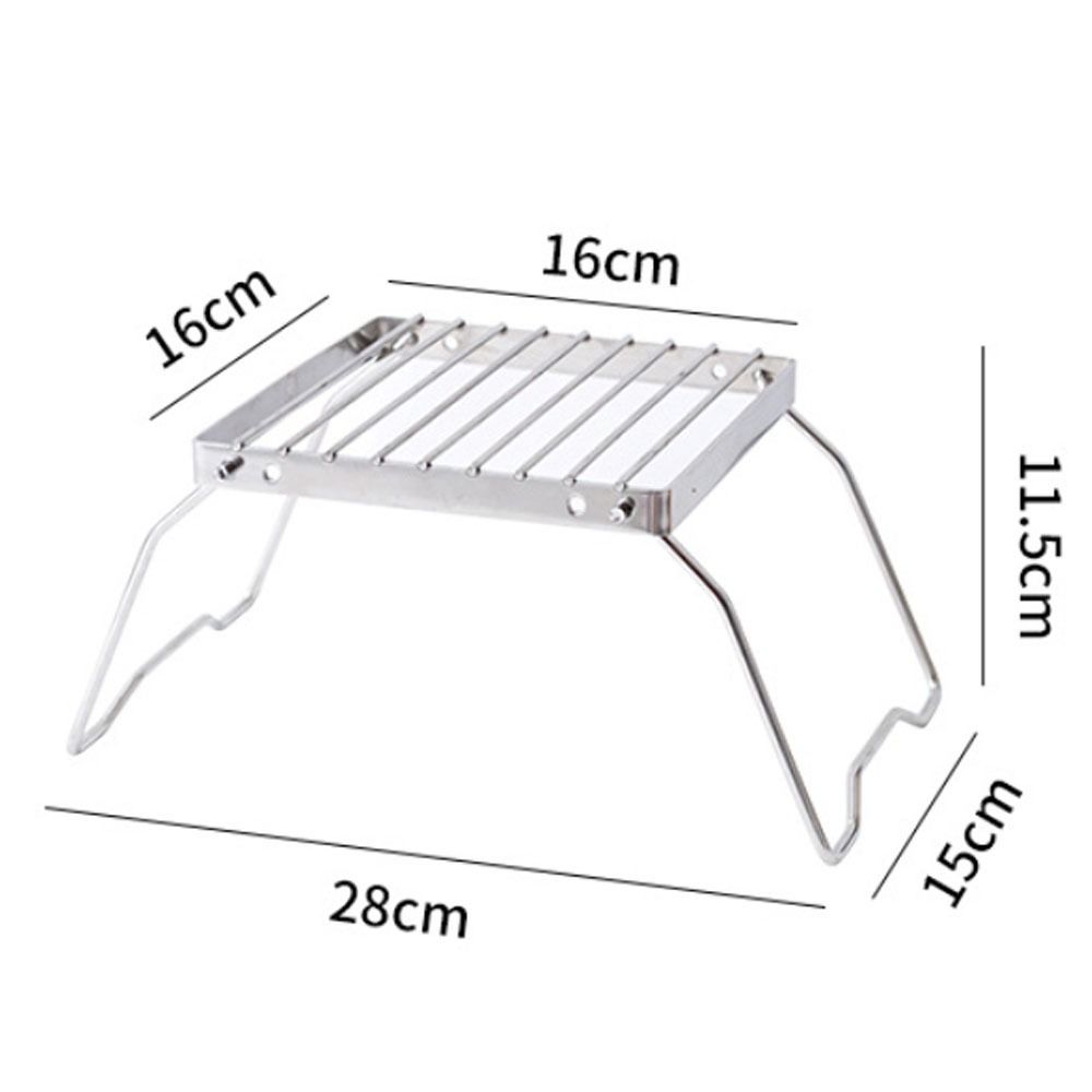 Portable Mini Grill Stainless Steel Outdoor Grill Durable Barbecue Grill  Camping