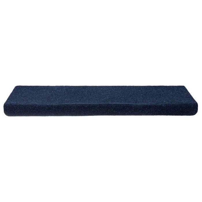 VidaXL Self-adhesive Stair Treads 30 Pieces 65 X 21 X 4 Cm Navy Blue Rectangular Edge 3365701