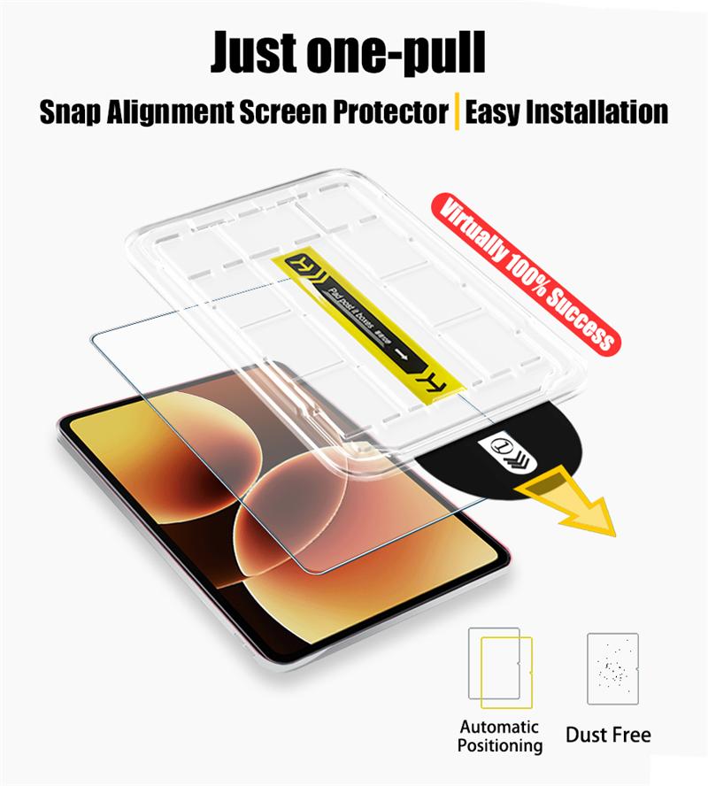For Xiaomi Pad 8 Pro 7 6 Screen Protector Tempered Glass For Xiaomi Pad 8 7 6 6s Pro 12.4 Protective Film Accessories