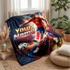Coperta in Flanella Personalizzata con Nome Testo Lamine Yamal Logo Calcio Coperta Pile Personalizzata Regalo Speciale per Divano Camera da Letto Casa