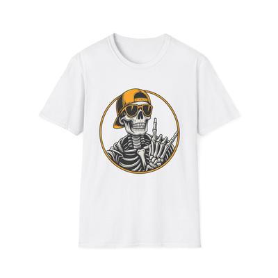 Skeleton Rock Hand Graphic Tee, Skull Sunglasses Streetwear Shirt and Kids Tshirt
