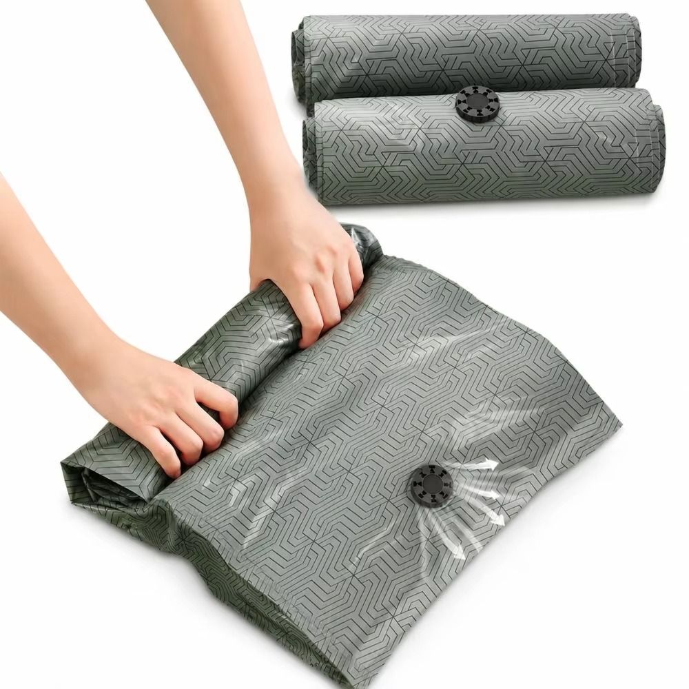 Dustproof Vacuum Compression Bag Reusable Luggage Clothing Organizer  Overnight Trip