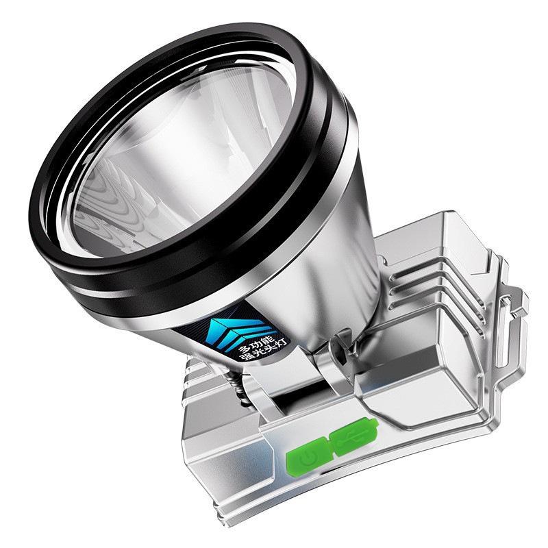 

Мощный датчик освещенности, перезаряжаемый водонепроницаемый уличный фонарь на литиевой батарее, светодиодный фонарь для ночной рыбалки A85-yellow light