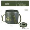 ZISIZ Portable Folding Silicone Water Bucket