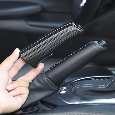 For 2016-2025 Mazda MX-5 For Fiat 124 Abbas 124 ABS Carbon Fiber/Black Car Handbrake Lever Decoration Cover Car Accessories