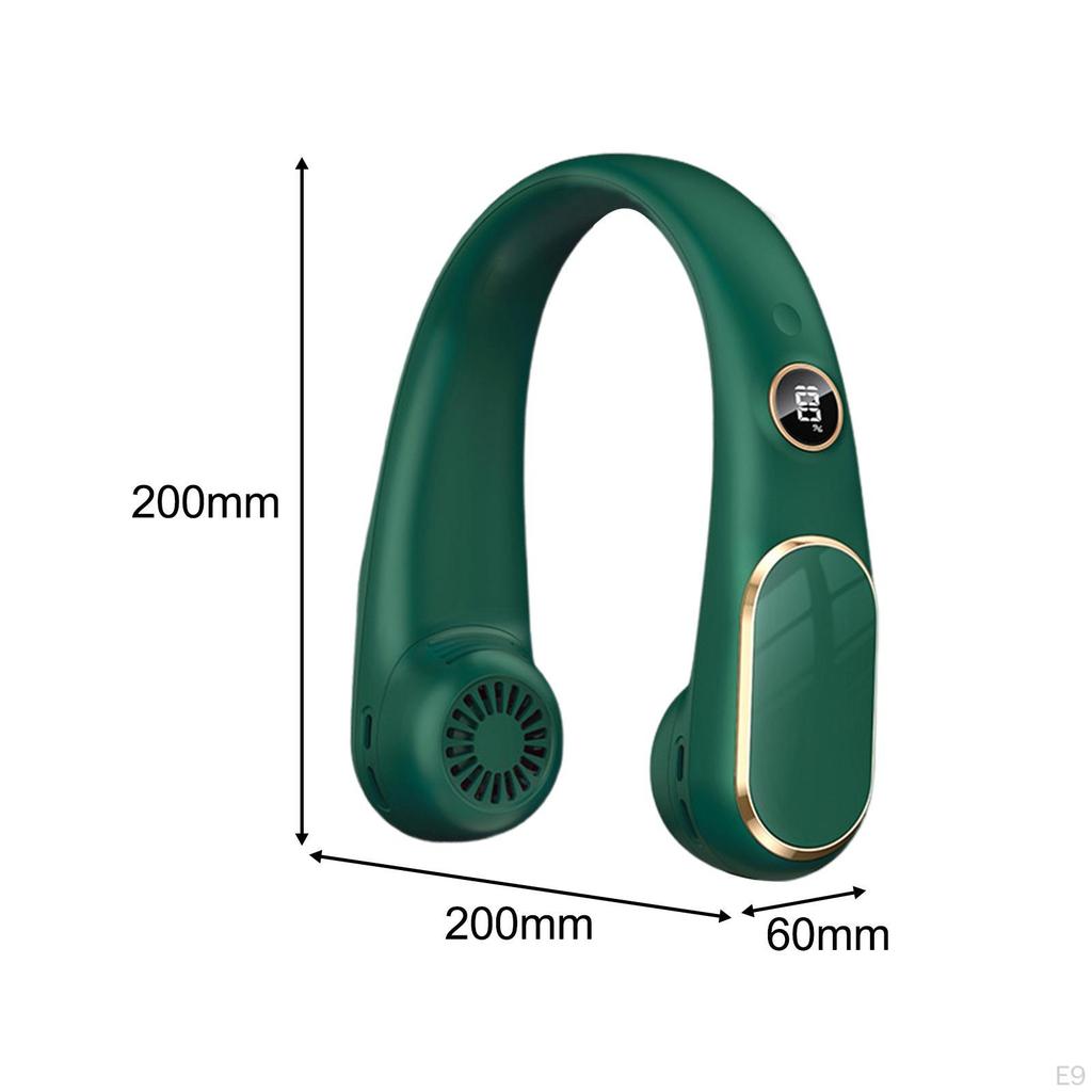 Necklace Cooling Fans Hanging Neck Low Noise Portable Reable Fanless Personal Fan