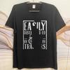 Black Summer For Him T Shirt Easily Distracted By Tractors Short Sleeve Breathable ONeck Tshirt Summer Cotton Men Tshirt