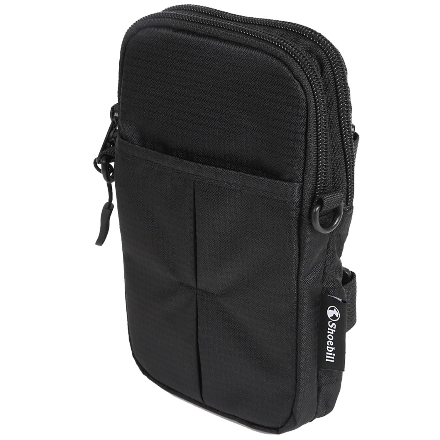 

Рюкзак для смартфона Shoebill с двумя плечевыми ремнями, уличный подсумок, без подсумка для наушников, крепление, смартфоны, ремешок, подсумок, (Черный, Дыра)