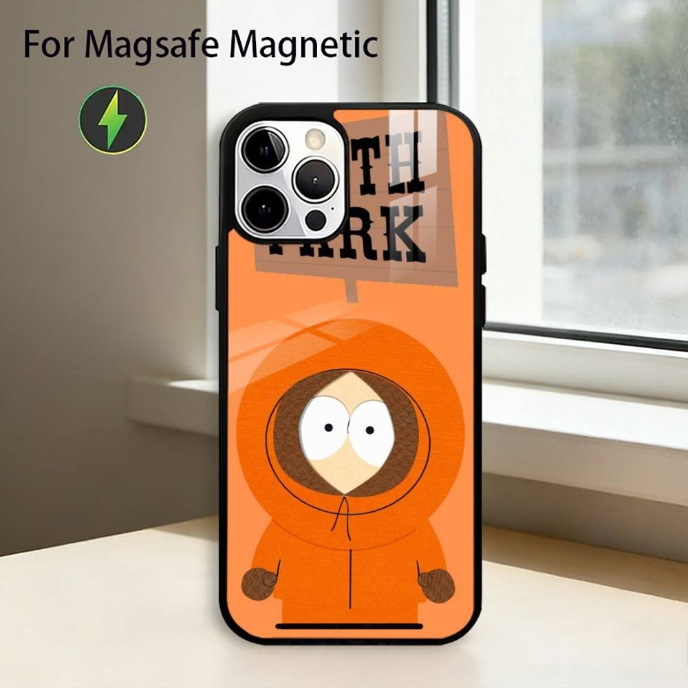 S-south P-park K-kenny Phone Case For iPhone17,16,15,14,13,12,11 Plus,Pro Magnetic For Magsafe Wireless Charging