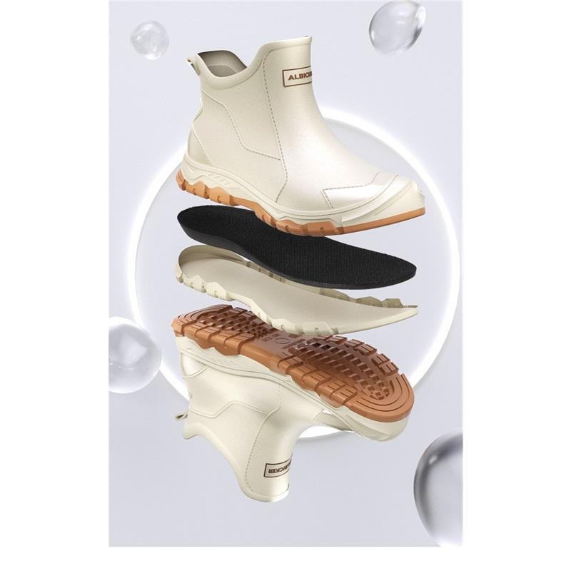 Couple's Fashionable Outdoor Rain Shoes Water Wading Anti Slip Rubber Shoes
