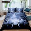 Games Duvet Cover Set Boy Kid Gamepad Bedding Set Video Game Controller Polyester Comforter Cover Player Modern Gamer Bedclothes
