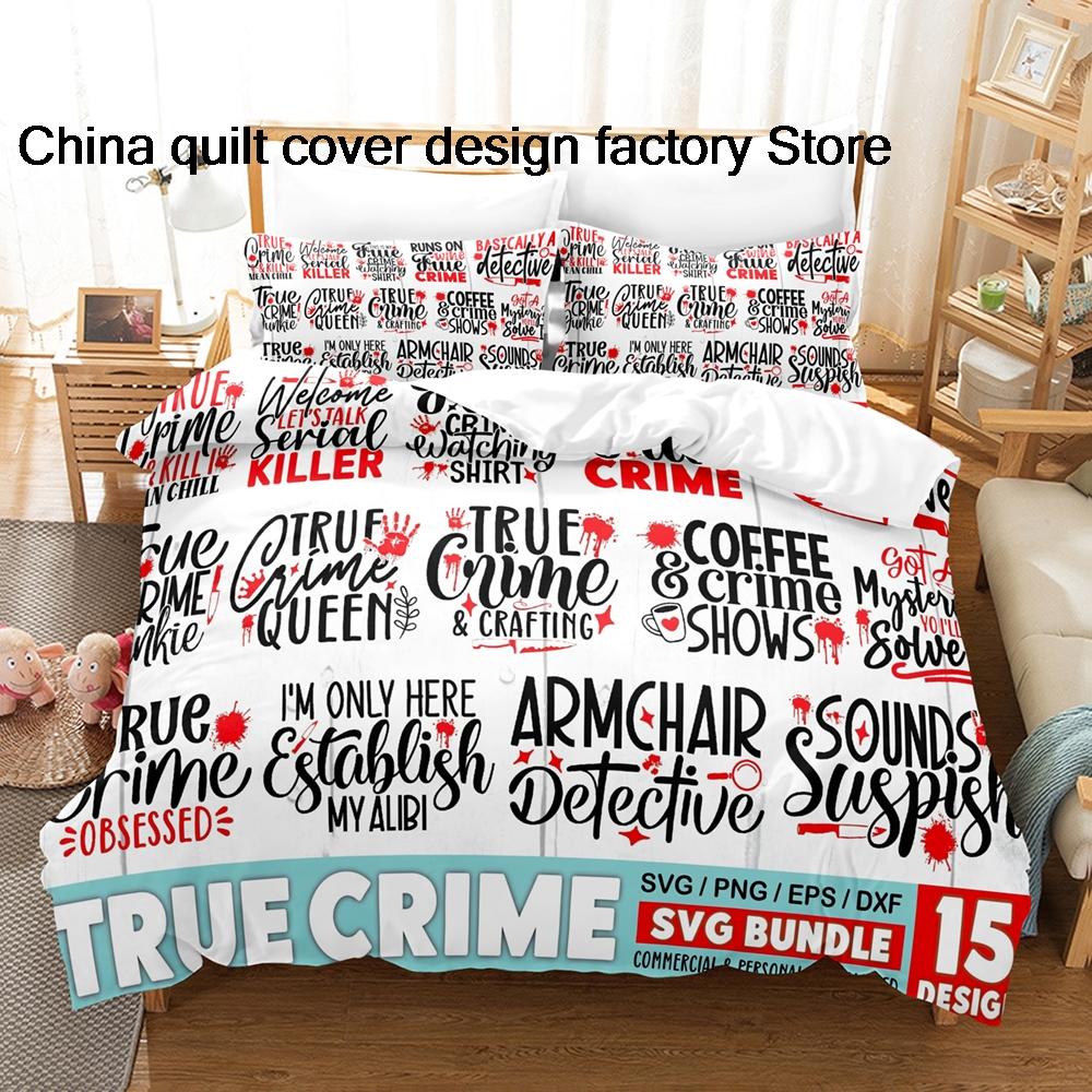 

Comforter Suspish Bedding Set Single Twin Full Queen King Size Bed Set Adult Kid Bedroom s Anime Parure De Lit Bed Suspish Comforter (quilt)-EU Single(135*200cm)3pcs