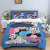 American cartoon illustration Print Polyester Bedding Sets Children or Adults for Beds Quilt Cover Pillowcase Anime bedding set