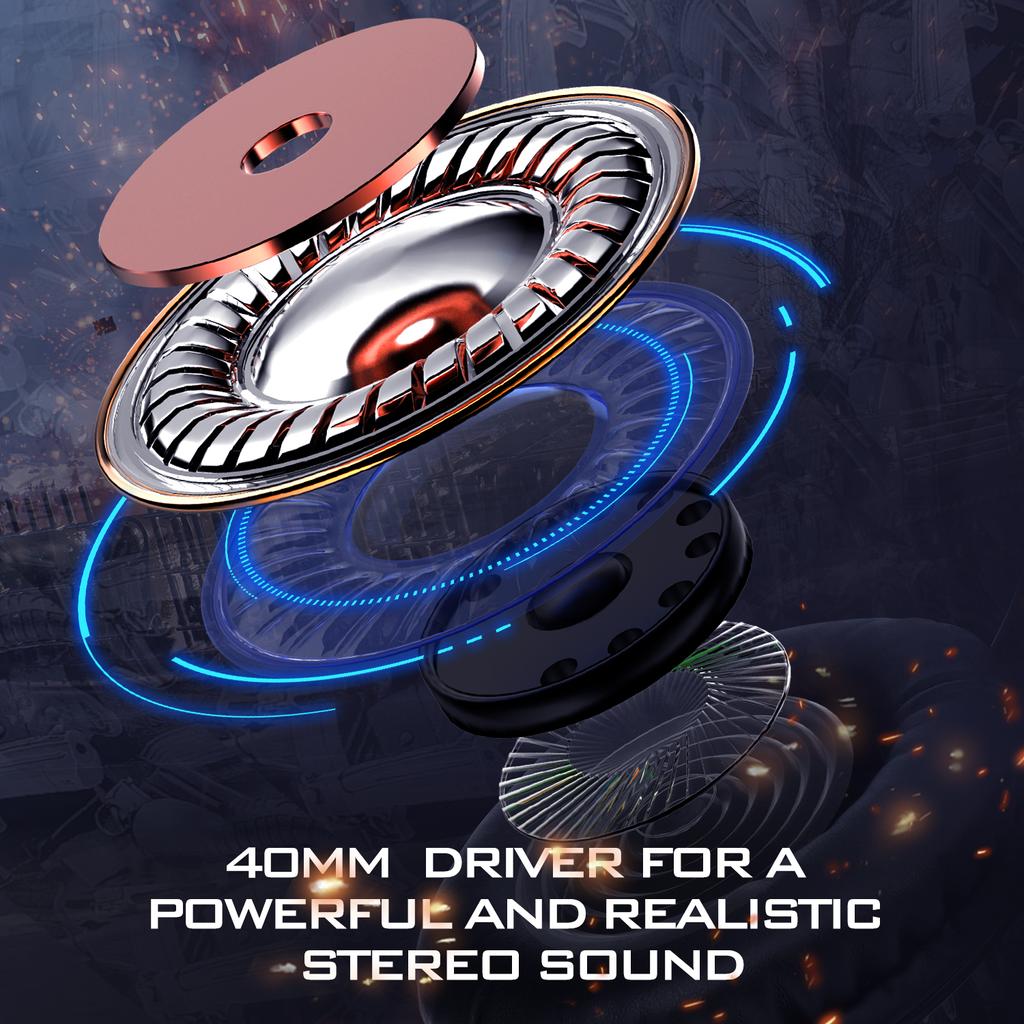 K19 Surround Gaming Headphones Headset Gamer USB Wired Over Ear Earphones RGB Gamer for PS4 PS5 Xbox Series Gamers