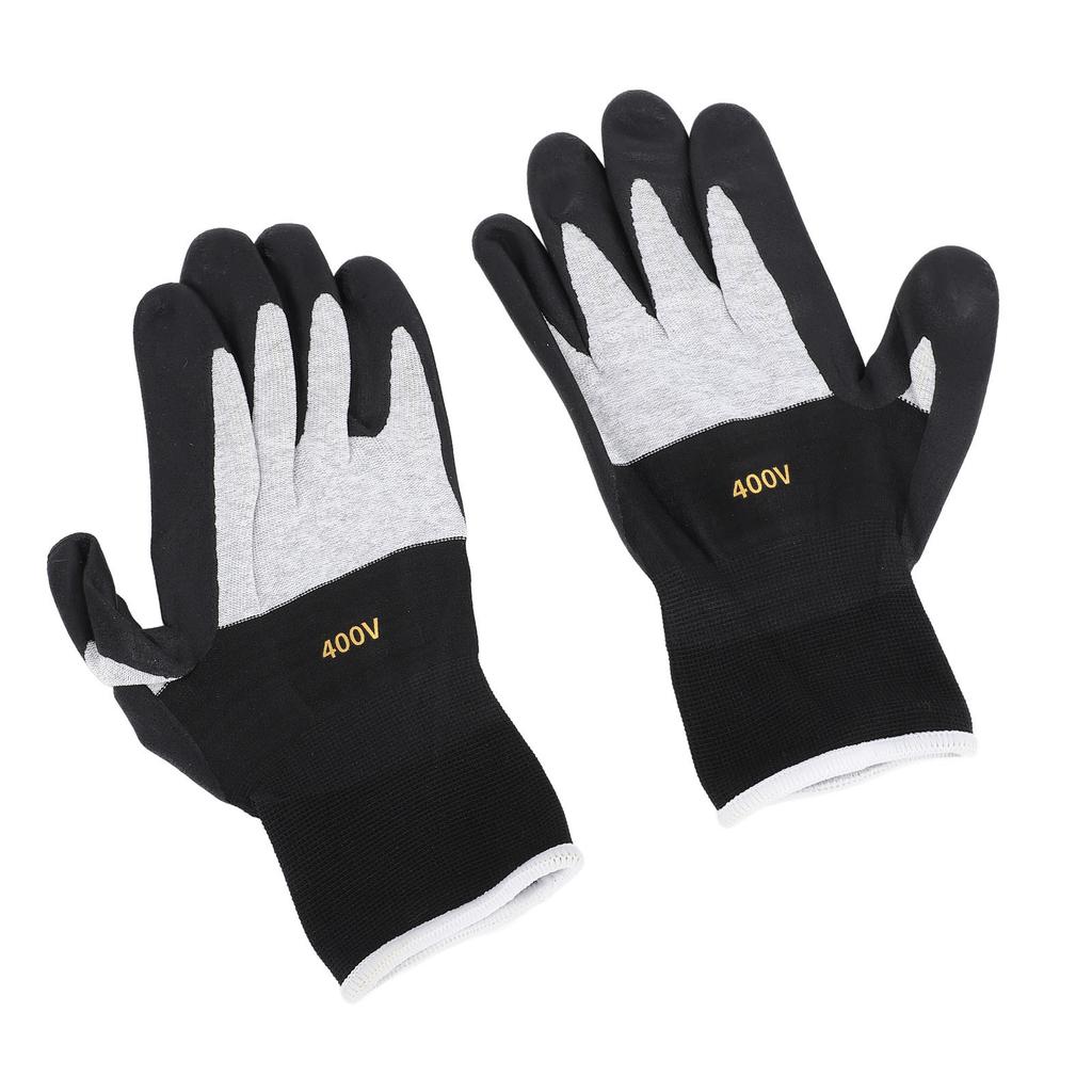 Isolierte Elektrikerhandschuhe Gummi Rutschfest 400V Spannungsfestigkeit Elektrikerhandschuhe für