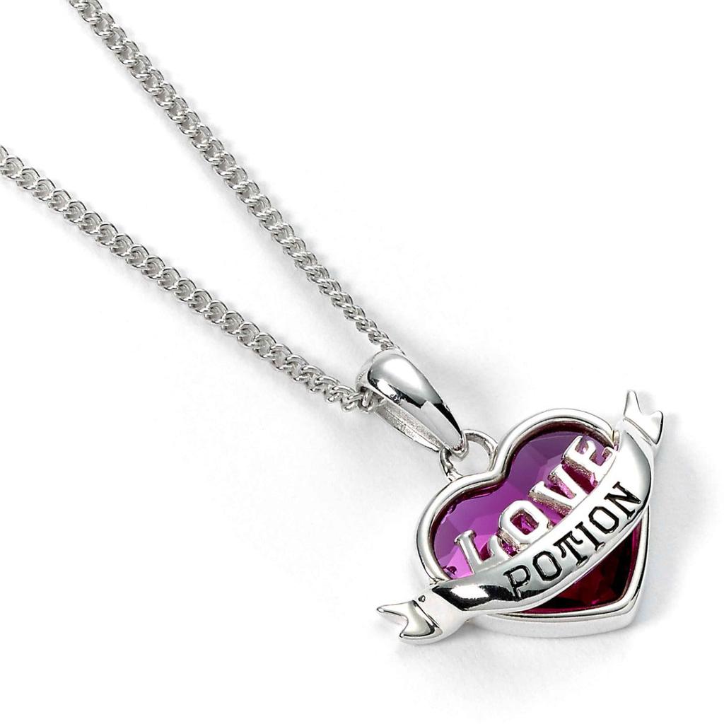 HARRY POTTER Sterling Silver Love Potion Necklace With Crystals