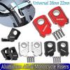 1 Paar Motorrad-Lenkererhöhungen Aluminiumlegierung Motorrad-Erhöhungen Universeller 28mm 22mm Klemmadapter Motorradzubehör