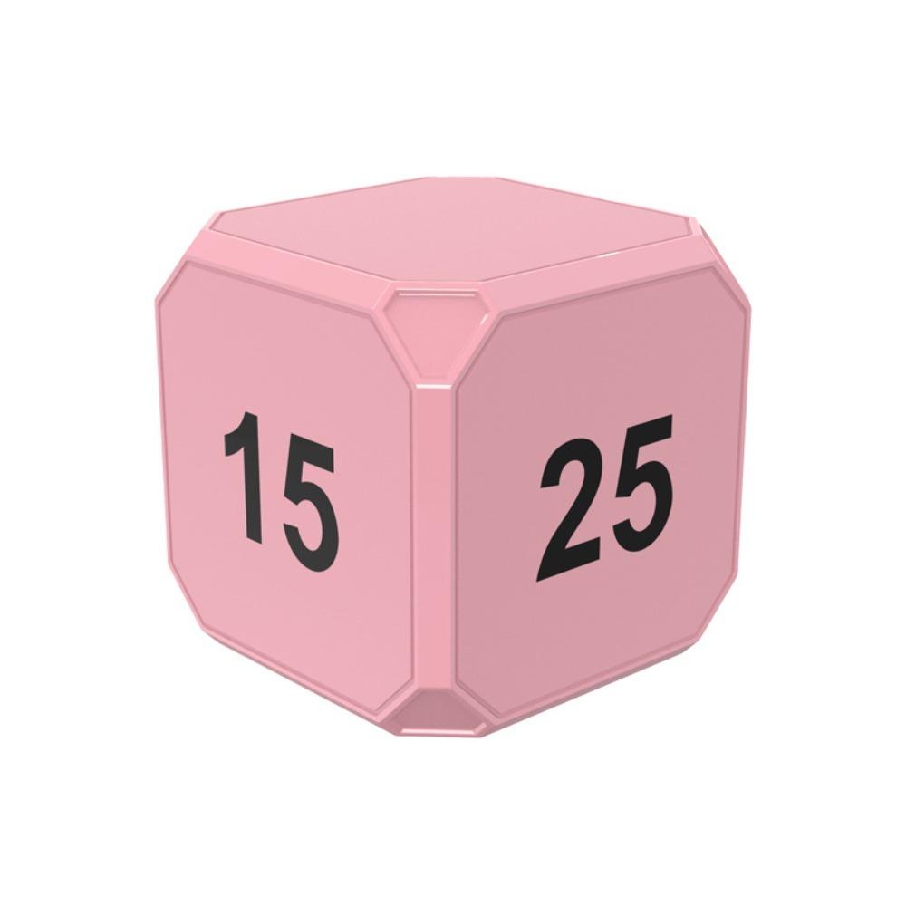 

LED Display Cube Digital Timer Gravity Sensor Flipping Preset Timer Fitness розовый