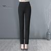 Mother Spring Pants High Waist Casual Stretch Pockets Solid Color Match Top Slim Fit Plus Size Pencil Women Clothing