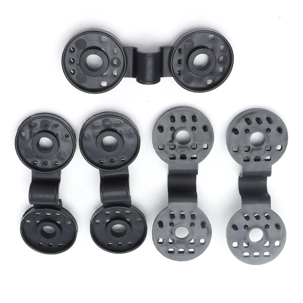 20Pcs Black Plastic Shade Net Clips Garden plant trellis net installation