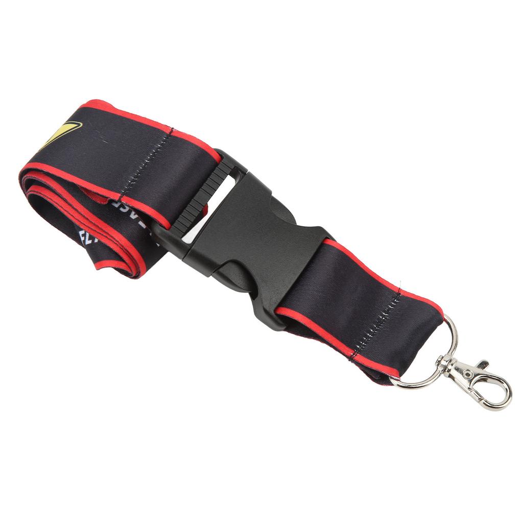 Remote Controller Lanyard Anti Lost Nylon Sturdy RC Drones Remote Controller Neck Strap with Warning Slogan for FPV Red