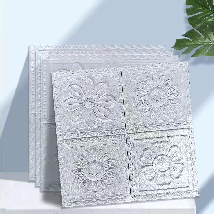 3D Waterproof Foam Wall Stickers for Ceiling and Background Decoration