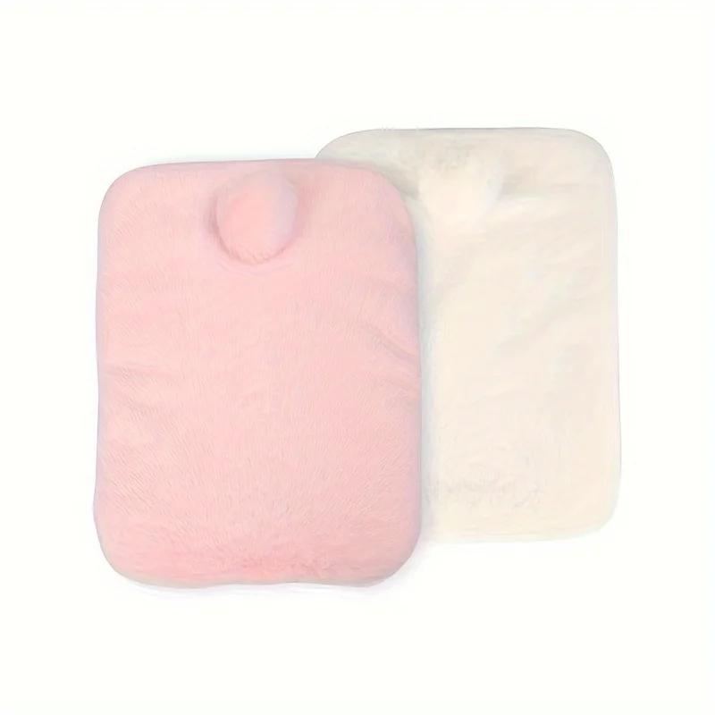 Rabbit Bed Pad-Faux Fur Rectangular Sleeping Mat with Cotton Filling,Warm Winter Pet Supplies for Rabbits, Chinchillas, Hamsters