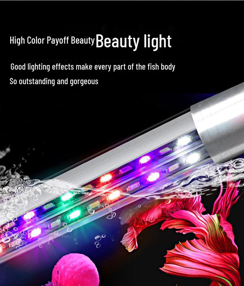 LED Fish Tank Light: Waterproof, Super Bright, Submersible Aquarium Light for Arowana.
