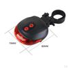 Bike Rear Taillight Cycling Seatpost Lamp Laser Warning