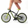 1:10 Mini Modelli di Mountain Bike in Lega Metallo Pressofuso Biciclette da Dita da Corsa Piegabili Ornamenti da Ciclismo Collezione Giocattoli per Bambini Adulti