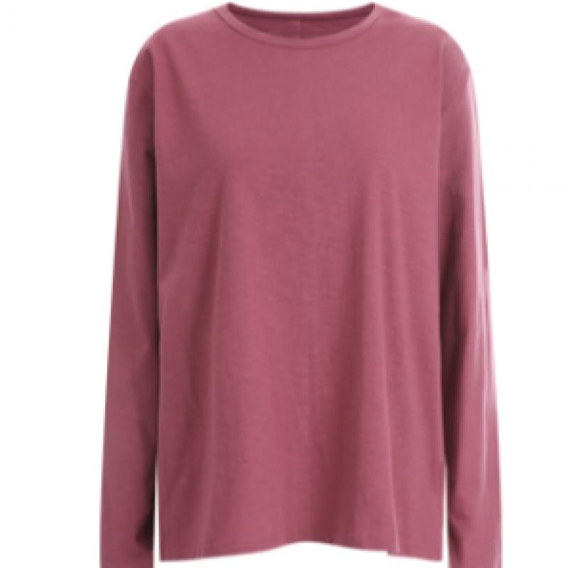 Shop WomeN LoNg Sleeve RouNd Neck T shirT Mocha N Dai Wsh 12129