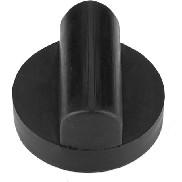 Acouto Rubber Jack Pad for Car Slotted Frame Rail Floor Jack Support Rubber Pad Adapter, Jack Rod Stand for Floor Jack
