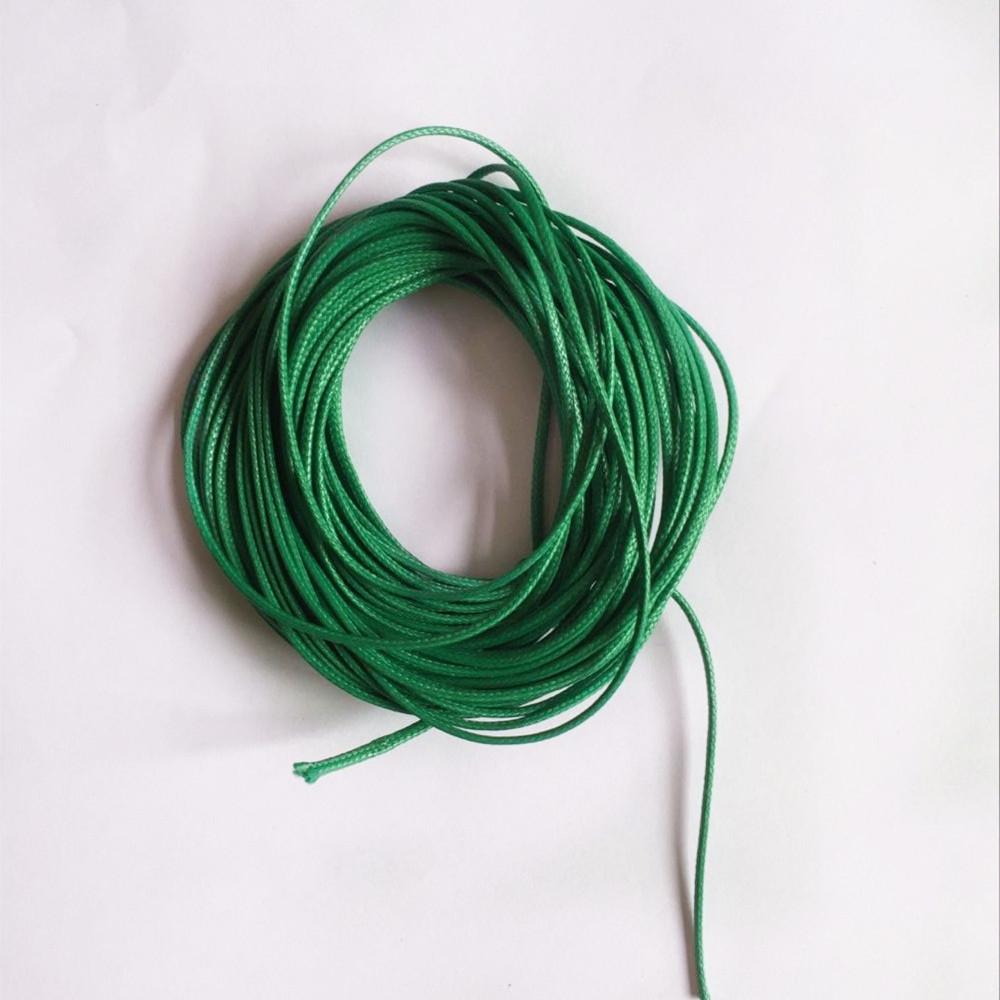 10M Wax Nylon String Rope For DIY Bracelet Neckace Making 1mm Green
