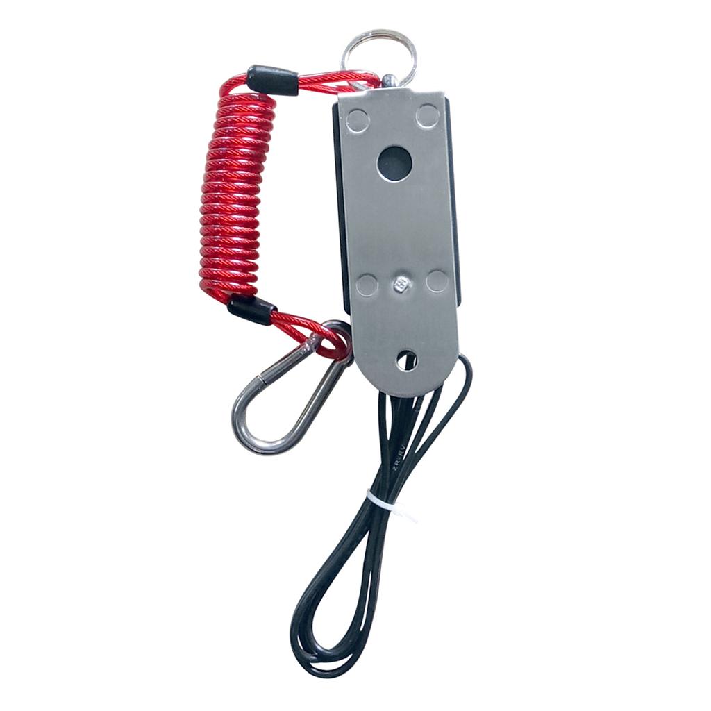 Trailer Electromagnetic Brake Controller Switch Emergency Breakaway Coiled Cable with Electric Brake Onoff For Rv Towing