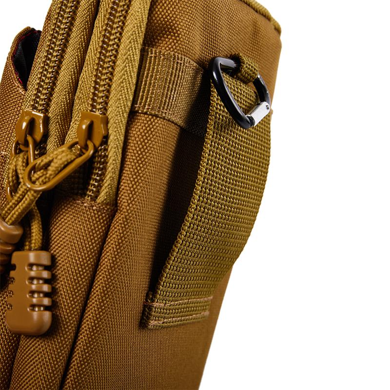 Çift Katmanlı EDC Molle Çanta Dış Mekan Askeri Bel Çantası Erkek Telefon Kılıfı Çanta