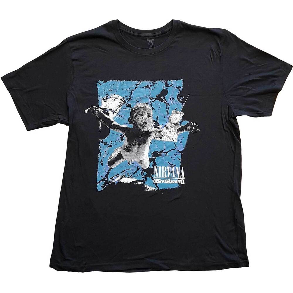 

Треснувшая футболка унисекс Nirvana Nevermind