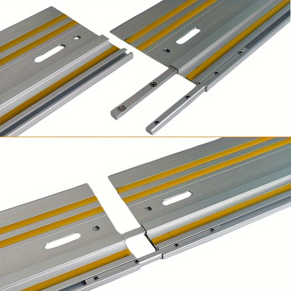 Allsome Track Saw Guide Rail Connector Kit for Woodworking Longer Cuts for Makita Festool Track Saws Compatible with Makita Festool Guide Rail System